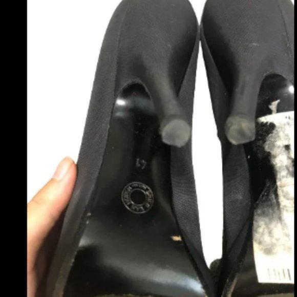 Dries Van Noten Black High Heels Sz 41 - Picture 5 of 8